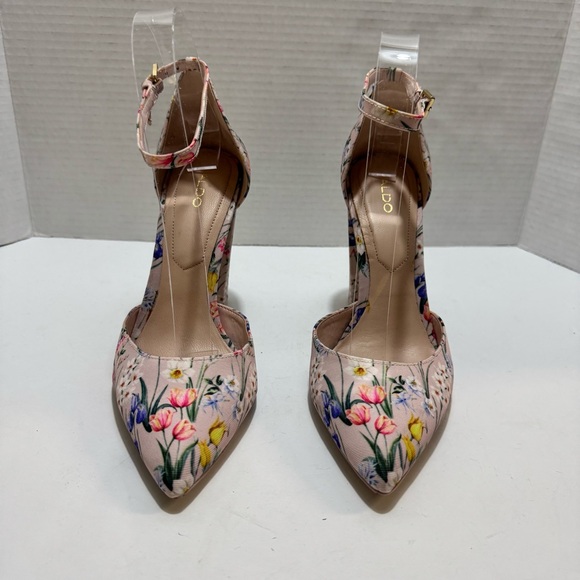 Aldo Floral Multicolor Women's Heels - Picture 9 of 11